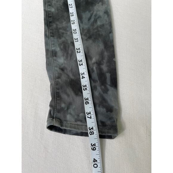 Mother Women The Looker Spontaneous Combustion Skinny Jeans Size 28 Tie Dye Gray - Picture 10 of 12
